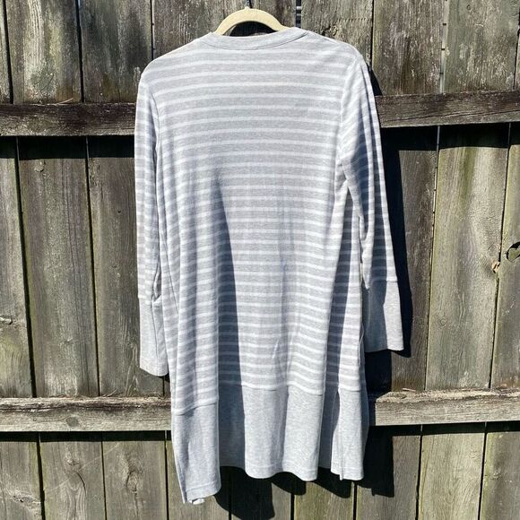 Jones New York Long Length Open Front Thin Ribbed Cardigan | S - Picture 4 of 4